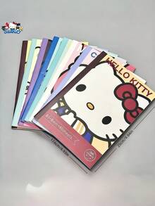 SANRIO 1/4/8本 B5 筆記本，Hello Kitty、My Melody、Kuromi、Pompompurin 及 8 款經典角色封面，適合日常辦公用品筆記本，書寫舒適，線裝裝訂不易脫落，辦公記錄、計畫本，Sanrio 粉絲必備（隨機款式） - 多色 - 查看 2