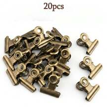 3pcs/8pcs/20pcs/30pcs/40pcs/50pcs Antique Copper Photo Clips, Vintage Copper Clips, Vintage Folder Clips, Ticket Clips, Sealing Clips, Photo Clips, Ticket Clips, Stationery Clips, Folder Clips, Exam Paper Clips, Sealing Clips - Clip - View 13