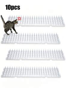 High-Quality Transparent Plastic Outdoor Bird & Cat Deterrent Spikes, With Extended Protective Spikes, Suitable For Indoor And Outdoor Environments, Effectively Prevent Pigeons, Squirrels And Cats Nuisance, Durable Cat Deterrent Spikes - Multiple Styles - View 15