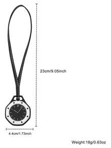 Reloj De Bolsillo Cuarzo Con Correa Para Cuello - Azul Marino - Ver 8