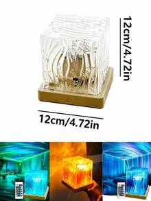 柔和天空極光投影燈,USB供電 RGB 遙控燈,附 Type-C 傳輸線,打造房間氛圍 - 多色光 - 查看 11