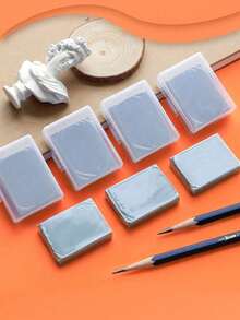 Art Eraser, Kneadable Eraser, Art Supplies, Suitable For Sketching And Painting, With Pliable Texture And Soft Pixel Texture, Back To School Essential. - Square - View 3