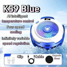 New K59 Semiconductor Phone/Tablet Cooler 15W High-Speed Cooling Magnetic RGB Efficient Heat Dissipation Suitable For Gaming Phones And Tablets - Multicolor - View 11
