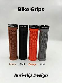 MOTSUV Bicycle Handlebar Grips, Non-Slip Rubber Lock-On Bicycle Grips, Suitable For Mountain Bikes (MTB) - Multicolor - View 5