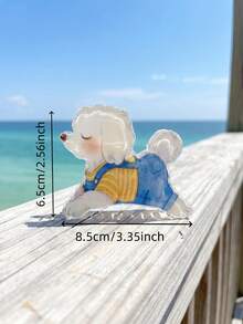 1PC Colorful Macaron Multi-Color Teddy Dog Hair Claw Clip, Cute Playful Girly Style Hair Clip Hairpin Hair Accessory Gift For Students, Party And Gathering - Multicolor - View 7
