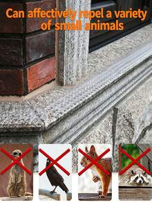 High-Quality Transparent Plastic Outdoor Bird & Cat Deterrent Spikes, With Extended Protective Spikes, Suitable For Indoor And Outdoor Environments, Effectively Prevent Pigeons, Squirrels And Cats Nuisance, Durable Cat Deterrent Spikes - Multiple Styles - View 7