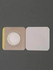 60pcs Castor Oil Patches, Convenient Comfortable Easy To Carry, Suitable For Everyone, Applicable For Daily Use, Home Use, Travel Use, Oil-Free - Multicolor - View 2
