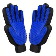 1/2pcs Pet Grooming Gloves - Gentle Fur Removal, Suitable For Dogs And Cats - With Massage Stimulation Rings - Easy To Use And Clean - Multicolor - View 15