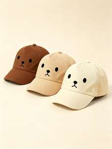 1/2/3pcs Newborn Baby "Dinosaur" Baseball Cap, Toddler Boy Girl Sun Hat, Suitable For Outdoor, Daily Wear, UV Protection - Multicolor 3 - View 2