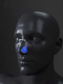 1/10pcs Silicone Swimming Nose Clips And Earplugs, Waterproof And Anti-Slip, Suitable For Swimming Training - Standard Model - View 6
