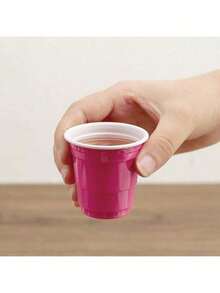 8~50pcs 2oz Mother's Day Outdoor Pink Plastic Cups, Heat Resistant Coffee Cups, Hot/Cold Beverage Cups, Suitable For Wedding, Party, Picnic, Travel & Events, Holiday Picnic Party Supplies, Applicable For Restaurant, Food Truck, Kitchen, Office - A - View 9
