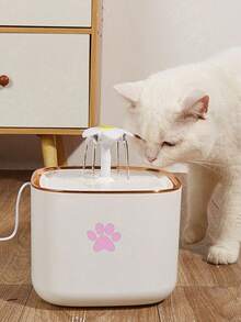 3L Cat Water Fountain, Automatic Pet Water Dispenser With Circulation Filtration System, Ultra-Quiet Water Pump, Large Capacity Cat And Small Dog Water Dispenser - 3L - View 1
