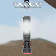 1pc Rechargeable LED Flashlight, High Power Tactical Flashlight, Long Range, Super Bright - Multicolor - View 9