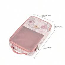 1pc Fresh Style Portable Hanging & Carrying Storage Bag, Travel Toiletry Bag, Mother & Baby Supplies Organizer, Children's Clothing Storage Bag, Handheld & Hanging - Multicolor - View 7