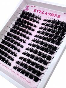 144pcs Spikes Manga Lash Clusters Manga Eyelash Clusters Anime Cluster Eyelash Extensions Clusters Lashes Natural Look Eyelashes Fairy Lash Clusters Manga Individual Lashes For Beginners,Extensions False Lashes DIY At Home - C - View 5