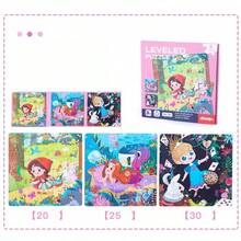 1pc Kids Progressive Leveling Puzzle, Large Piece Educational Stepped Puzzle Set, Fire Truck & Fairy Tale Theme, Preschool Focus & Logical Thinking Training Educational Game, Early Learning Montessori Toy, Birthday Gift - Multicolor - View 9