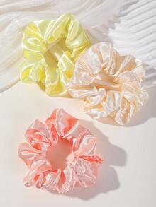 411pcs Girls Multi-Color Versatile Hair Ties Cute Teenager Hair Accessories High Elasticity Durable No Damage Hair Bands Hair Ropes Small Rubber Bands Side Hair Clips Simple Bangs Clips BB Clips Small Claw Clips Daily Use Back To School - Multicolor - View 3