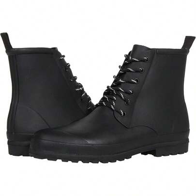 Madewell The Lace-Up Lugsole Rain Boot