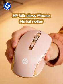 HP S1000 Plus 无线静音鼠标，可爱便携设计，2.4GHz 稳定连接，即插即用 USB 接口，静音点击，适用于 PC 和笔记本电脑，是万圣节和圣诞节的理想礼物。 - 查看 2