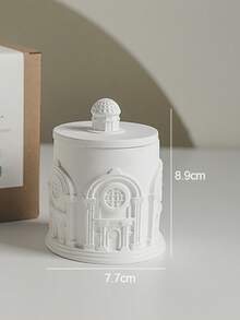 1pc Roman Relief Candle Cup Mixed Soy Wax Candle, Romantic And Cute, Perfect Home Decor For Autumn And Winter, Ideal Gift For Friends And Loved Ones. Suitable For Friends Gathering, Wedding, Yoga And Spa, Creates Romantic Candlelight Dinner Atmosphere, Also Can Be Used As Birthday Candle - 1PC - View 11