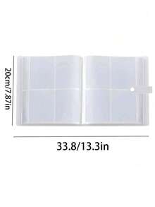 30pcs Frosted Transparent Jewelry Storage Book With 30pcs Anti-Oxidation Storage Bags, Suitable For Rings, Earrings And Necklace Clips, Jewelry Accessories Earring Transparent Storage Album And Bags, Vanity Decor, Travel Essentials - Multicolor - View 13