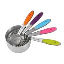 5 Piece Stainless Steel Measuring Spoons Set,   Spoon With Gap Set, Suitable For Dry And Liquid Ingredients - Kitchen Tools - Baking Supplies - Multicolor - View 9