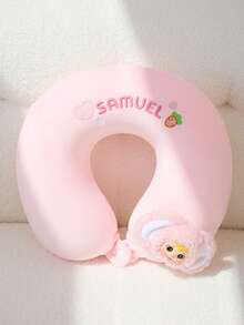 Caja Ciega de la Serie de Almohadas en Forma de U San Xiao Mao Samuel, Almohada de Cuello de Viaje con Forma de Animal Lindo Aleatorio, Almohada de Soporte de Cuello para Siesta de Rebote Lento, Regalo de Siesta de Viaje y Oficina para Estudiantes y Chicas [Relleno No de Felpa] - Multicolor - Ver 3