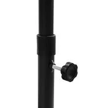 Cama elástica plegable, cama elástica con asas ajustables, cama elástica plegable - Negro - Ver 3