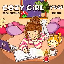 Girl's Warm Moments, Hand-Drawn Art Drawing Book, Children's Day Birthday Gift, 24 Pages Fun Coloring Book, Creative Entertainment, Fantasy Illustrations, Student DIY Family Fun Choice, Durable Material. - Flower Princess - View 11