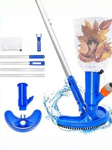 5pcs Pool Skimmer Net Set With Pole, Skimmer Net Rake, Suitable For Spa, Swimming Pool, Pool Brush, Pool Brush Handle, Pool Wall Cleaning Brush - Cleaning Tools - View 7
