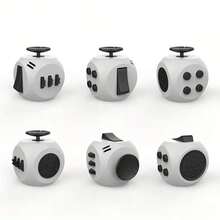 Fidget Toy Stress Relief Dice Anti Stress Cube Toys ABS Soft Silicone Material For Play During Leisure Time Holiday Gifts - Multicolor - View 7
