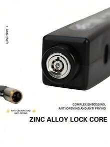 Universal Anti-Theft Throttle And Handlebar Lock, Bicycle Lock, Bicycle Accessories, Suitable For Motorcycles, Bicycles, Electric Bicycles And Scooters - Lightweight Waterproof Plastic Grip Lock/Anti-Theft Clamp, Portable Handlebar/Bar Security Device, Can Fix Throttle Twist And Steering; One-Hand Quick Installation, Key Or Password Option; Suitable For Commuters, Delivery Riders, Students, Off-Road Riders, Garages, Parking Lots, Travel, Camping And Outdoor Storage - Multicolor - View 10