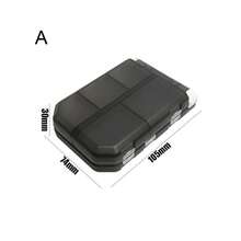Luya Fishing Accessories Double-Sided Bait Storage Box, Fishing Hook Accessories Box, Plastic Portable Fishing Tackle Box - Multicolor - View 7