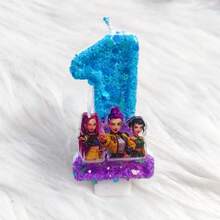 New 1-8 Number Birthday Candles, Original Dual-Color Gradient Anime Style Birthday Cake Number Party Decoration Candles - K - View 16