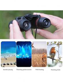 1pc 30x60 High Definition Telescope, Suitable For Forest Wildlife Observation, Long-Distance Hiking, Large Performance Viewing, Shock-Resistant Durable Hard Body + Anti-Slip Soft Rubber Material, Outdoor Adventure Telescope For Adults And Teenagers - Multicolor - View 5
