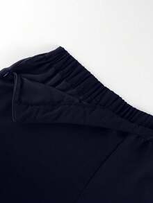 Plus Size Women's Wide Leg Pants, Elastic Waist, Loose And Lightweight, Suitable For All Seasons - Royal Blue - View 5