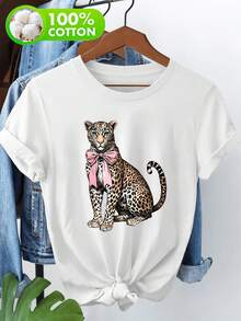 Women T-Shirts - 白色 - 查看 1
