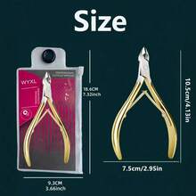 1pc Stainless Steel Cuticle Nipper Nail Clipper - Precision Manicure & Pedicure Tool, For Removing Dead Skin, Stainless Steel Blade, Skin Care, Cuticle Trimmer, Hand & Foot Care Tool - None - View 5