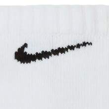 Nike 3-Pair Unisex Socks, Versatile Solid Color Logo Casual Sports Socks, White For Couples - White - View 4