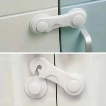 1/5/10pcs Self-Adhesive Sliding Door Limit Lock Buckle, No-Drill Cabinet Stopper, Gap Control Home Storage, No-Drill Adhesive Door Stopper, Suitable For Cabinets And Balcony Sliding Panels, Halloween Home Decor, Autumn Decor, School Supplies, Christmas, Autumn - Multicolor - View 8