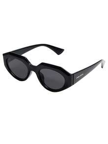 CAMEL CROWN Kacamata Fashion untuk Aktivitas Luar Ruangan, Kacamata Fashion Polarized Gaya Retro dengan Perlindungan UV - Hitam Mengkilap dan Abu-abu - View 8