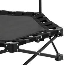 Cama elástica plegable, cama elástica con asas ajustables, cama elástica plegable - Negro - Ver 4