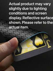 2 Packs Waterproof Plastic Playing Cards, Suitable For Christmas And Holiday Parties, Family Game Nights, Party Favors And Gifts - Includes Foil Cards For Magic Tricks And Novelty Cards, Ideal For Adult, Men And Teen Entertainment (Black) - View 8