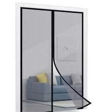 1 pezzo Zanzariera magnetica per porta, zanzariera estiva aggiornata, design senza foratura, tenda zanzariera in rete - anti-zanzare e traspirante, stile classico, adatta per camera da letto, soggiorno, porta e finestra di camper, fornita con gancio e anello! Uso interno ed esterno, zanzariera - A - Visualizzare 9