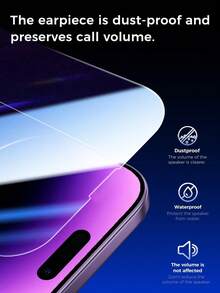 2片裝強化玻璃螢幕保護貼，含安裝工具與自動對位工具，適用於 iPhone 17 Pro Max/17 Pro/17 Air/17/16 Pro Max/16 Pro/16 Plus/16E/16/15 Pro Max/14 Pro Max/13 Mini/12/11 系列，全螢幕覆蓋，防摔防刮，9H 硬度強化玻璃螢幕保護貼 | 送給家人、朋友與手機攝影愛好者的理想禮物 - 無色 - 查看 5