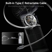 SULVGO 100-Speed Adjustable Airflow With Built-In Extension Cable For Device Charging, Ultra-Portable Foldable Neck Fan Ideal For Travel Gifts, Family Use, School Essentials - Standard Version 6000mAh - View 7