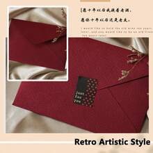 6 piezas de sobres de unicolor minimalista para embalaje de tarjetas postales DIY, adecuados para tarjetas de invitación de boda, tarjetas de felicitación, cubiertas de tarjetas de invitación para fiestas de cumpleaños - Ver 6