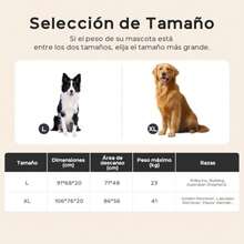 Cama para Perro Ortopédica Tipo Sofá 106x76cm con Lados, 10cm de Grosor (Espuma + Memory Foam), Funda Lavable e Impermeable, Base Antideslizante, Sillón Perro Antiéstrés para Razas Grandes - XL1067620cm - Ver 5