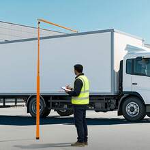 3.71-20ft Extendable Telescopic Vehicle Height Measuring Stick Portable Height Gauge For Transporter Caravan RV Truck Trailer Tunnel Bridge  Measurement Rod - Orange - 查看 4