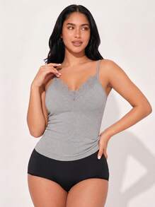 3 Packs Comfortable Minimalist Breathable Seamless Solid Color Camisole Tanks For Women - Multicolor - View 3